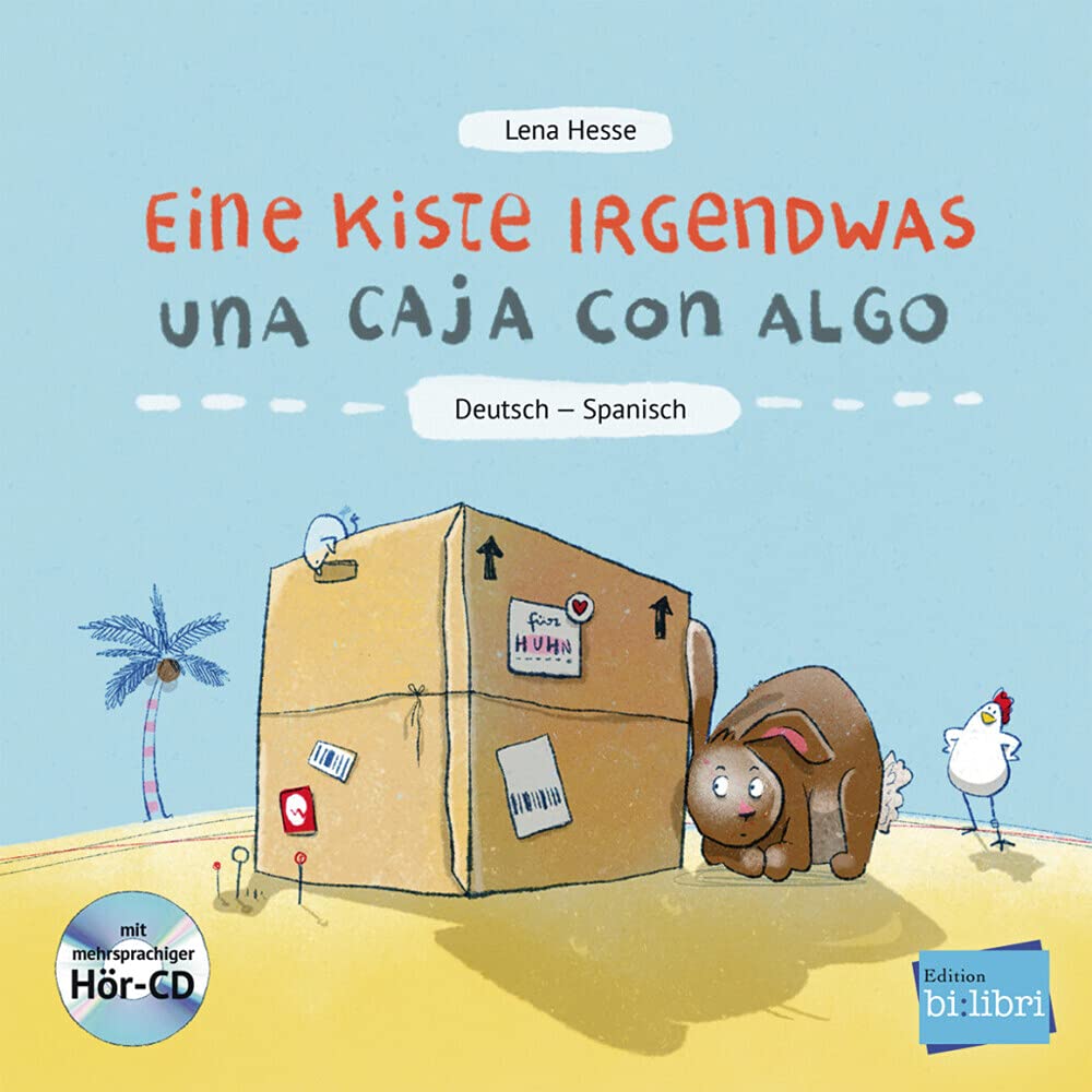 Eine Kiste Irgendwas. Kinderbuch Deutsch-Spanisch mit Audio-CD Children's books