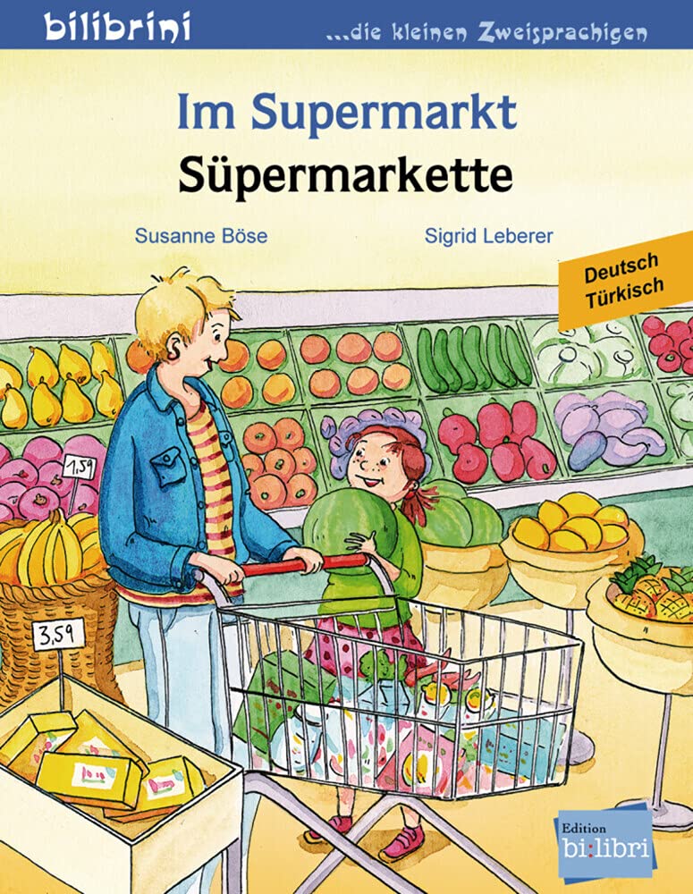 Im Supermarkt. Kinderbuch Deutsch-Türkisch Children's books