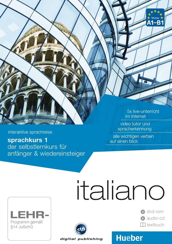 interaktive sprachreise sprachkurs 1 italiano: der selbstlernkurs für anfänger & wiedereinsteiger / Paket: 1 DVD-ROM + 1 Audio-CD + 1 Textbuch Politics & History