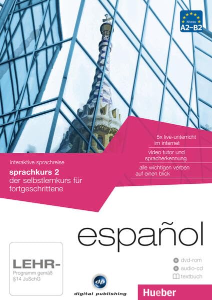 interaktive sprachreise sprachkurs 2 español: der selbstlernkurs für fortgeschrittene / Paket: 1 DVD-ROM + 1 Audio-CD + 1 Textbuch (Interaktive Sprachreise digital publishing) Politics & History