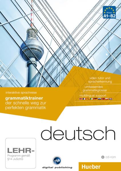 interaktive sprachreise grammatiktrainer deutsch: der schnelle weg zur perfekten grammatik / 1 CD-ROM: Der schnelle Weg zur perfekten Grammatik. Niveau A1-B2 (AUTO) Foreign Languages ​​& Dictionaries