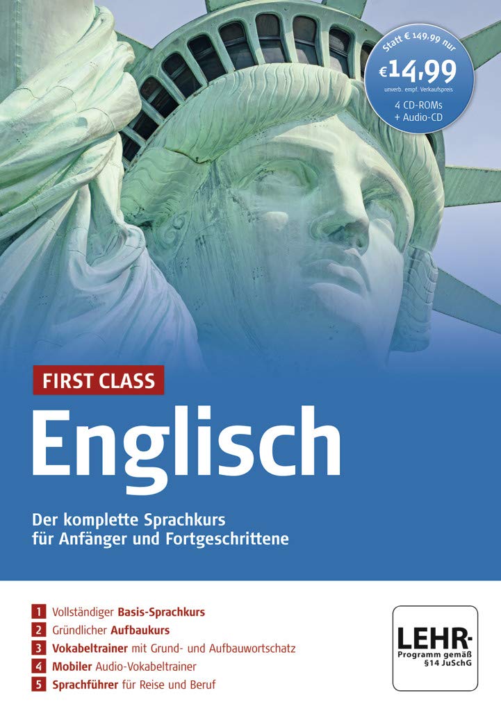 First Class Englisch: Der komplette Sprachkurs für Anfänger und Fortgeschrittene / Paket: 4 CD-ROMs + Audio-CD Politics & History