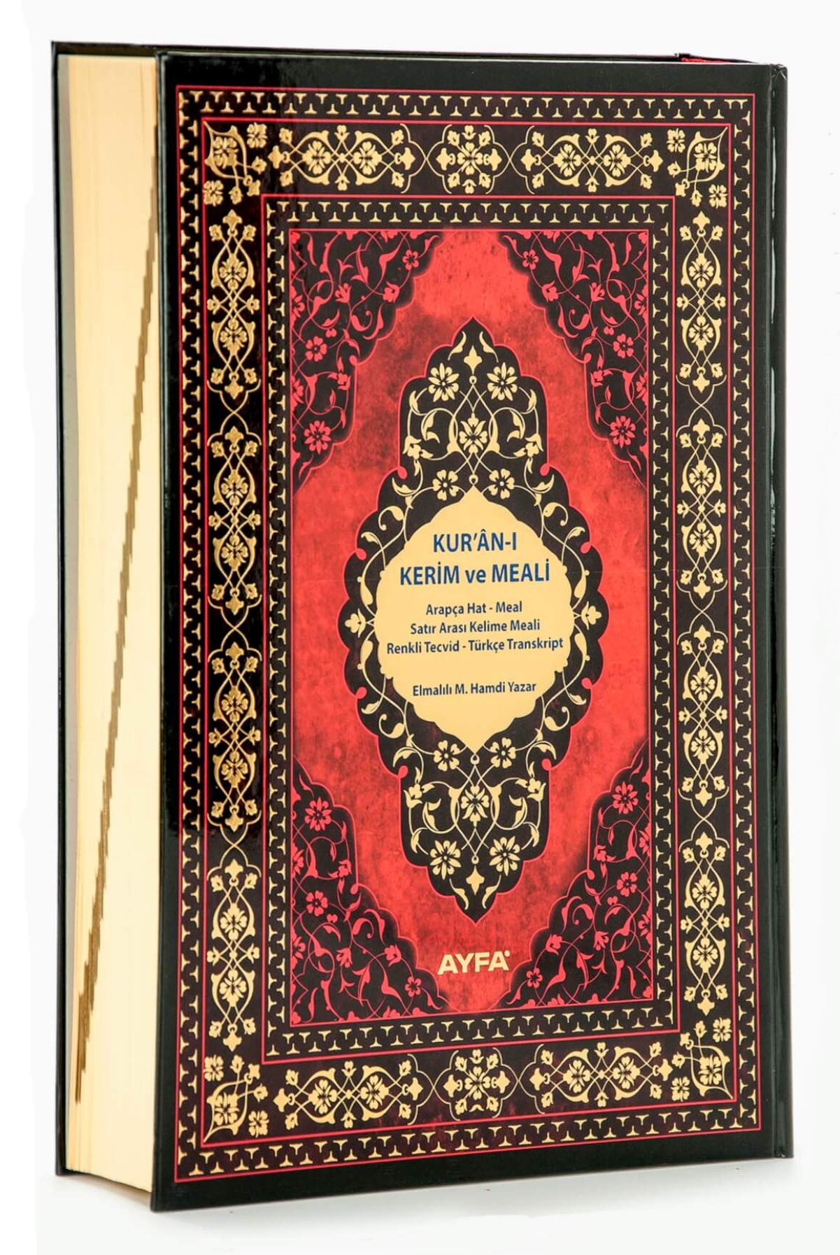 5 li Tecvidli Kur'an-i kerim, Türkce meali ve okunusu Rahle boy Books