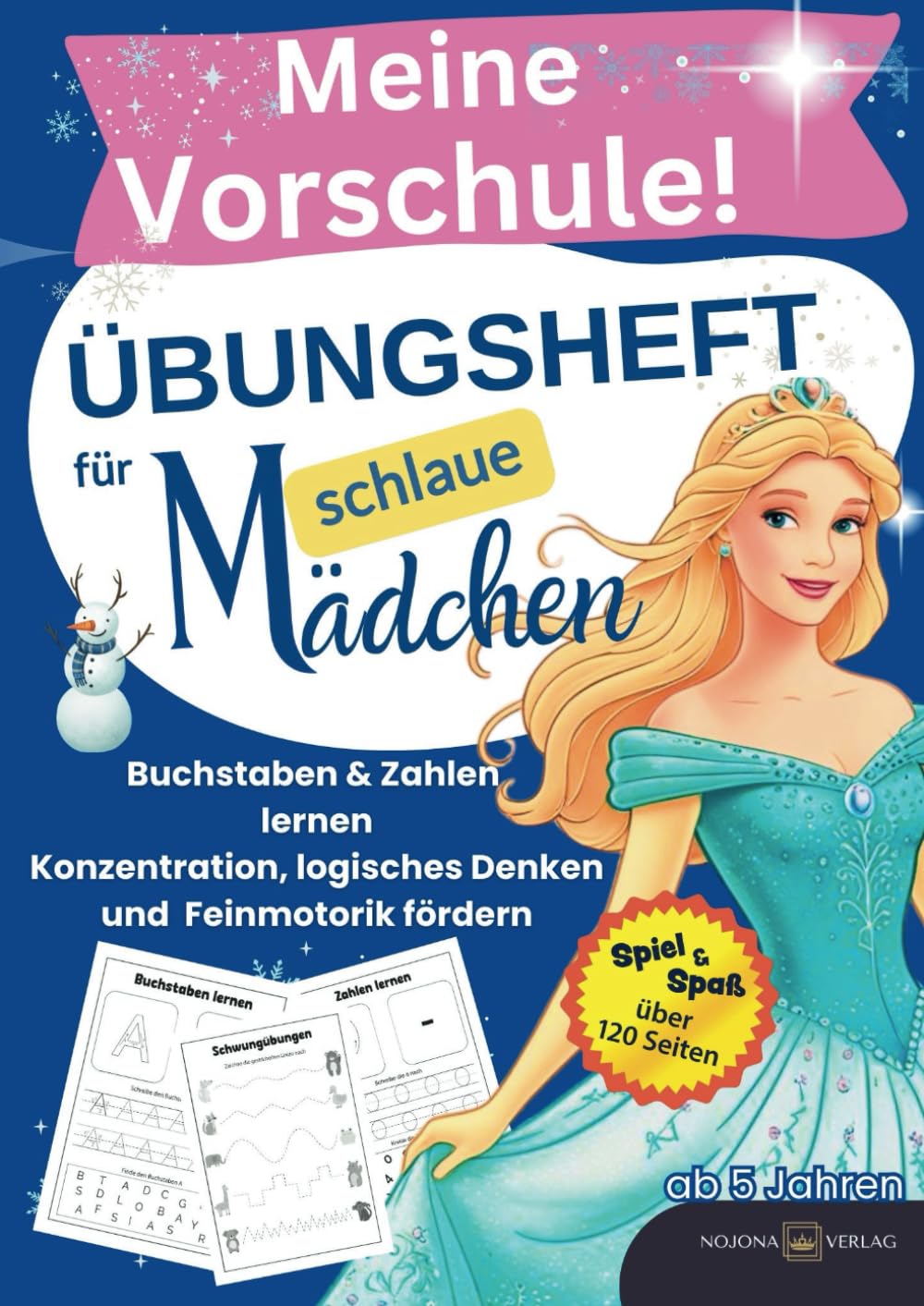 Meine Vorschule! Übungsheft für schlaue Mädchen Buchstaben und Zahlen lernen, Konzentration , logisches Denken und Feinmotorik fördern Contemporary literature