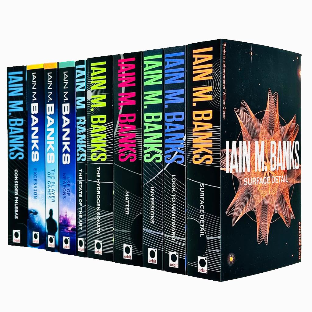 Culture Collection Iain M Banks 9 Books Set Pack New RRP: 80.91 (Iain M Bank... Contemporary literature