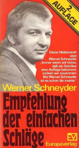 Empfehlung der einfachen Schläge. Aphorismen, Epigramme, Gedichte. Books