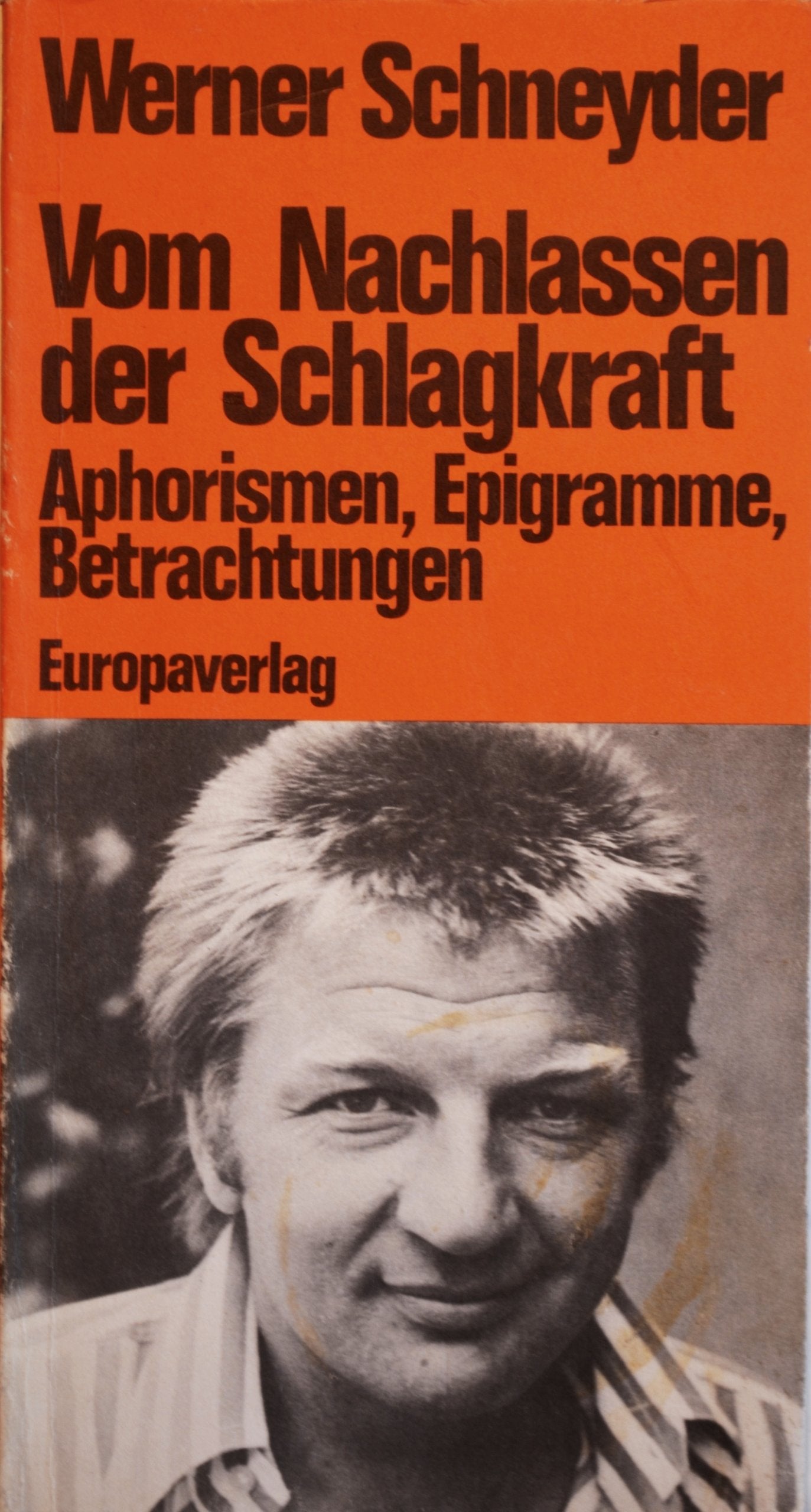 Vom Nachlassen der Schlagkraft. Aphorismen, Epigramme, Betrachtungen Books