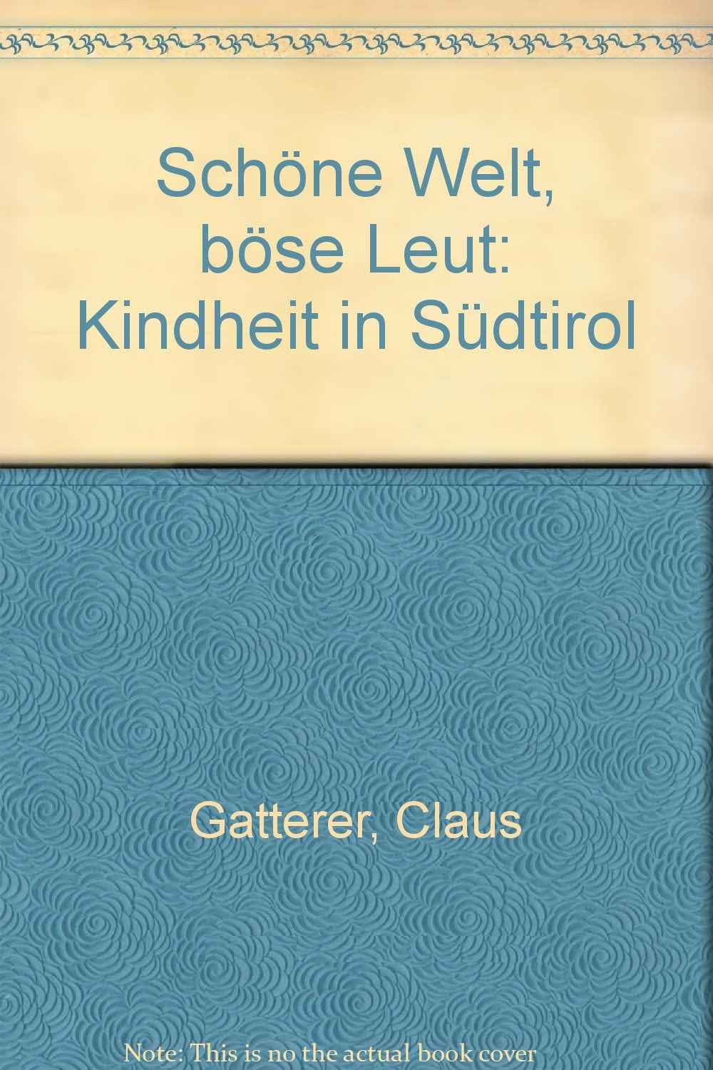 Schöne Welt, böse Leut Politics & Society