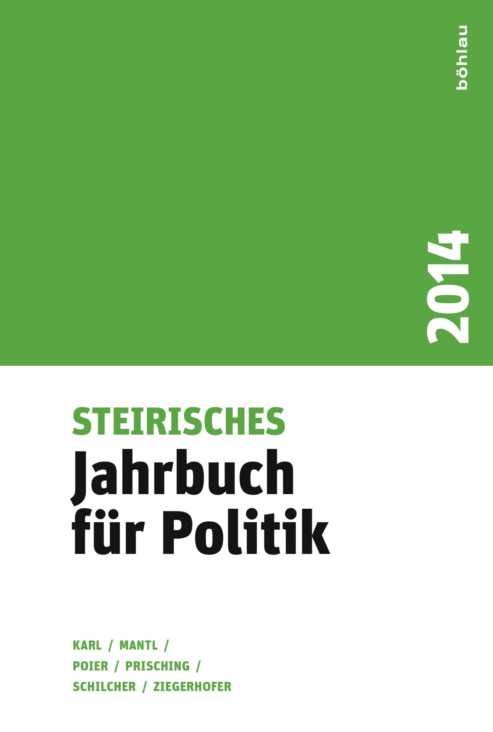 Steirisches Jahrbuch für Politik 2014 Law