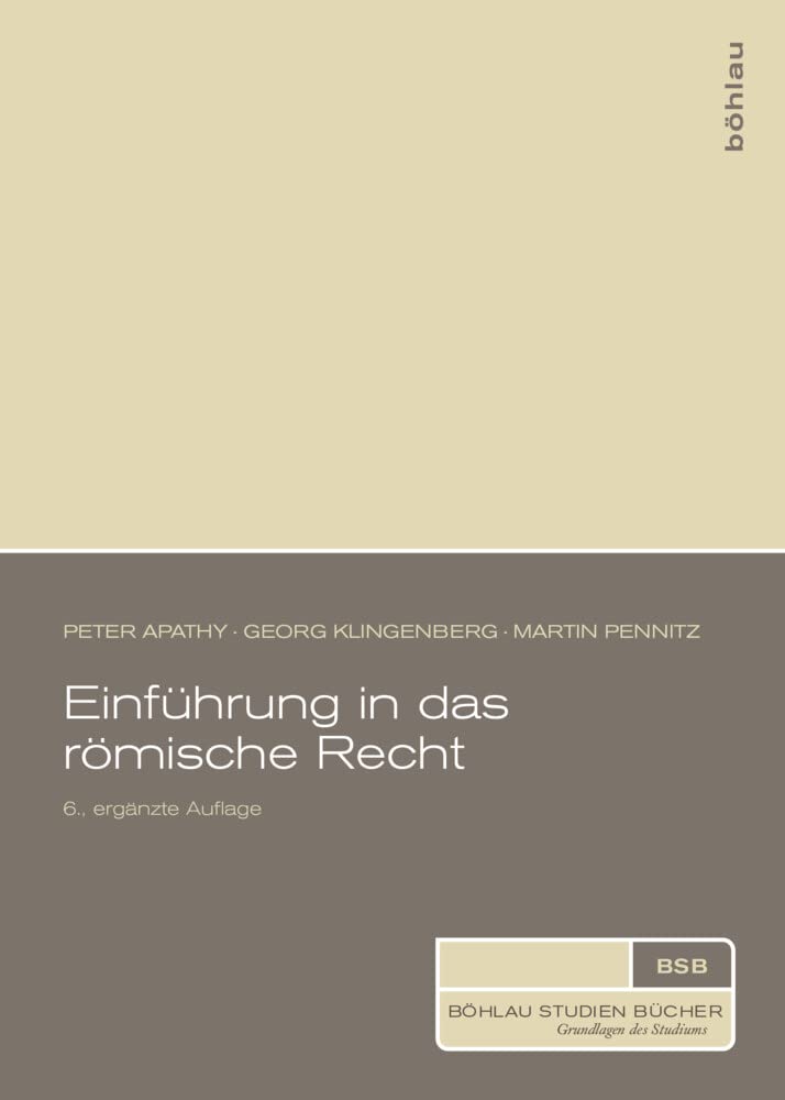 Einführung in das römische Recht Law
