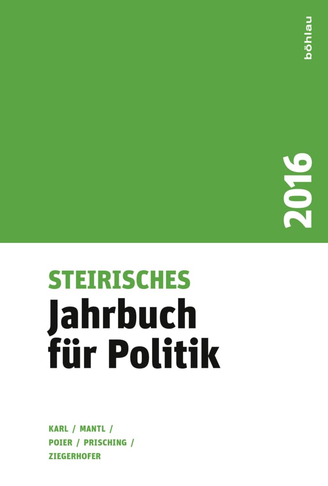 Steirisches Jahrbuch für Politik 2016 Law