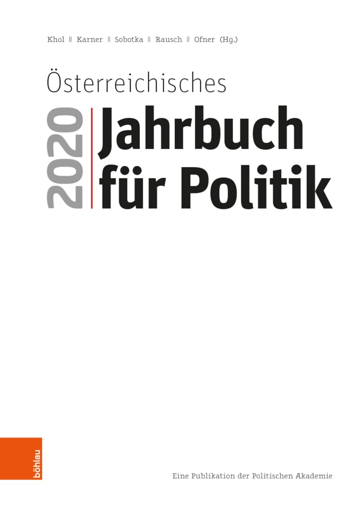 Österreichisches Jahrbuch für Politik 2020 Law