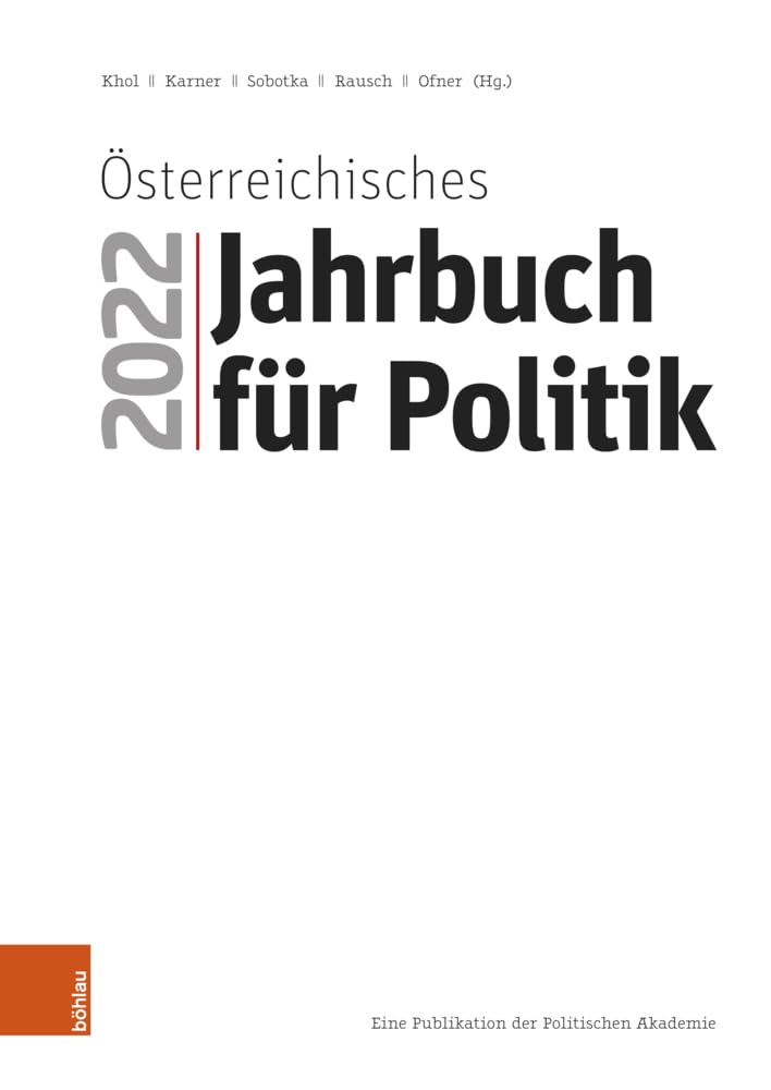 Österreichisches Jahrbuch für Politik 2022 Law