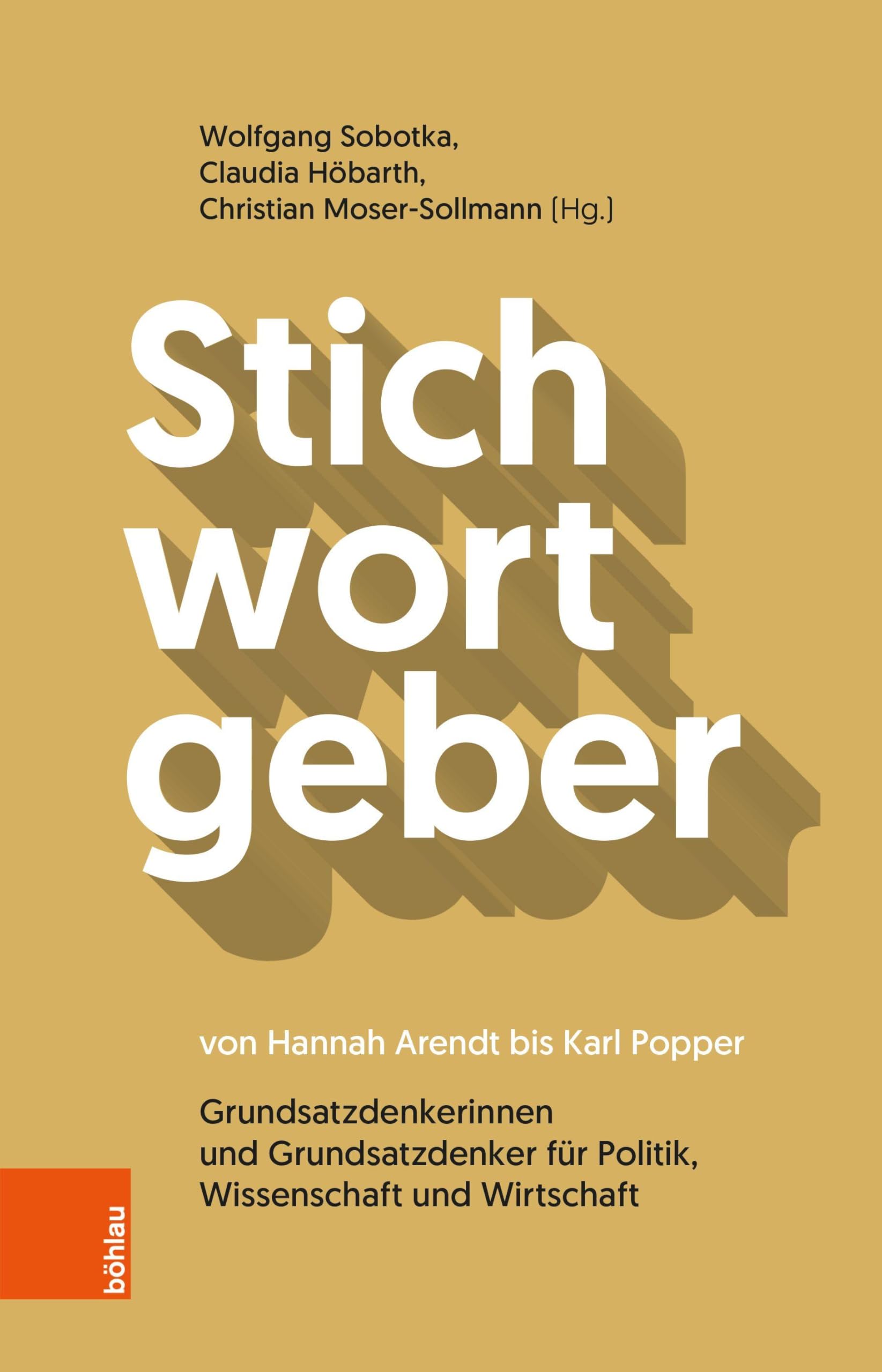 Stichwortgeber von Hannah Arendt bis Karl Popper Philosophy