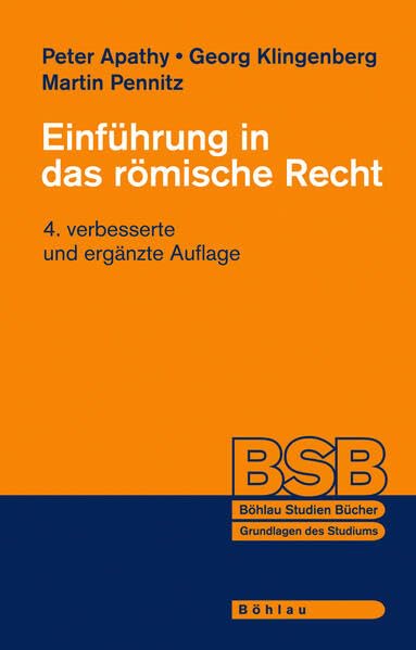 Einführung in das römische Recht (Böhlau Studienbücher) Law