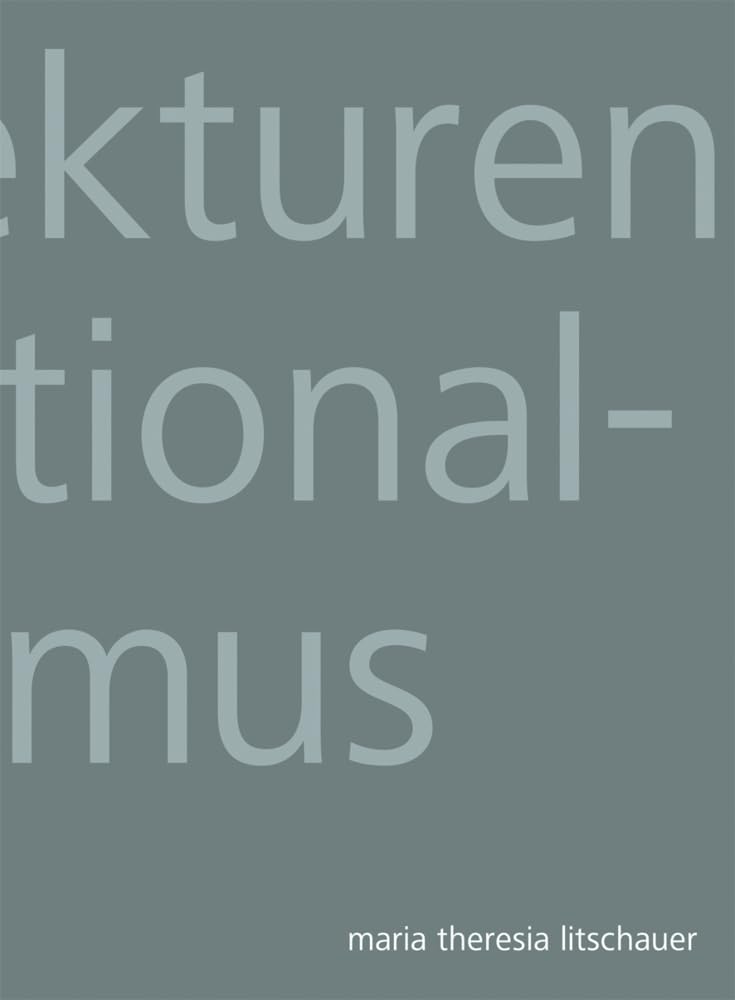 Architekturen des Nationalsozialismus: Die Bau- und Planungstätigkeit im Kontext ideologisch fundierter Leitbilder und politischer Zielsetzungen am ... Ein konzeptkünstlerisches Forschungsprojekt Architecture