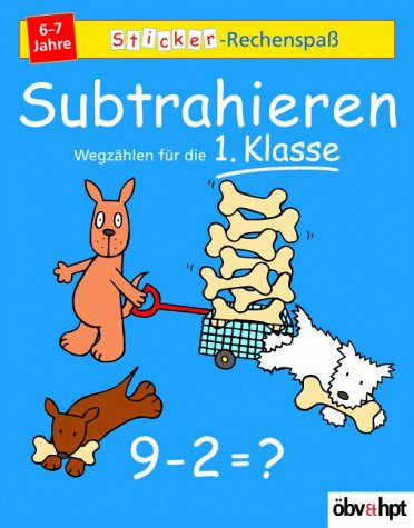Sticker-Rechenspaß, Subtrahieren: Wegzählen für die 1. Klasse Leisure & Fun