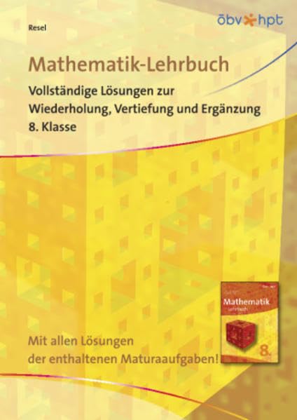 Mathematik-Lehrbuch, vollständige Lösungen zur Wiederholung, Vertiefung und Ergänzung, 8. Klasse Education & Training