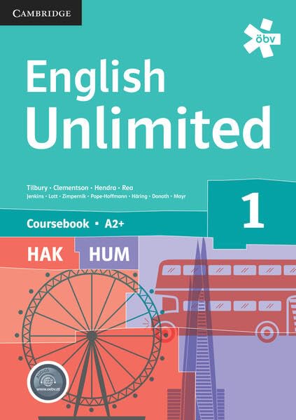 English Unlimited HAK/HUM 1, Schülerbuch + E-Book Foreign Languages ​​& Dictionaries