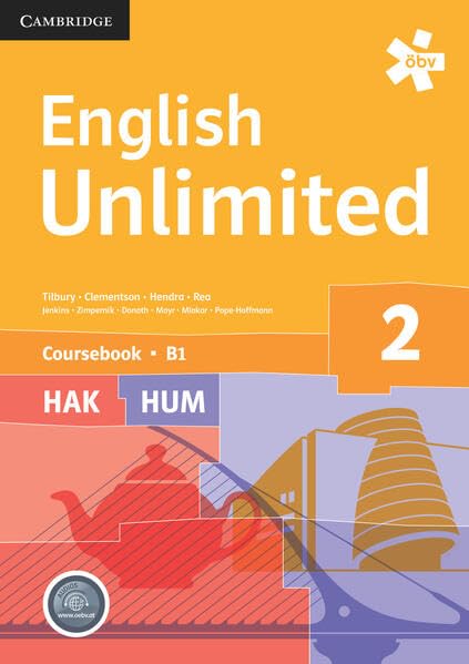 English Unlimited HAK/HUM 2, Schülerbuch + E-Book Foreign Languages ​​& Dictionaries