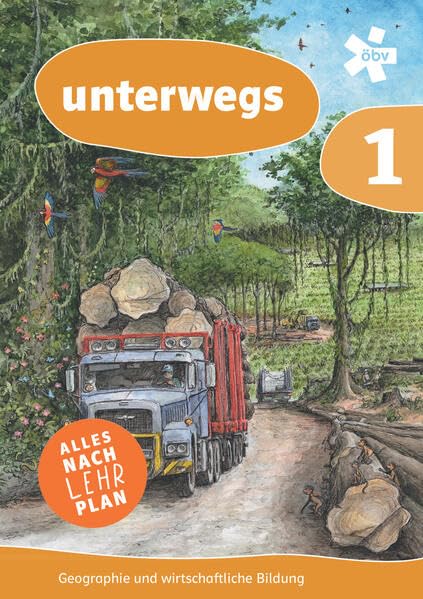 unterwegs. Geographie und wirtschaftliche Bildung 1, Schulbuch + E-Book Study Guides