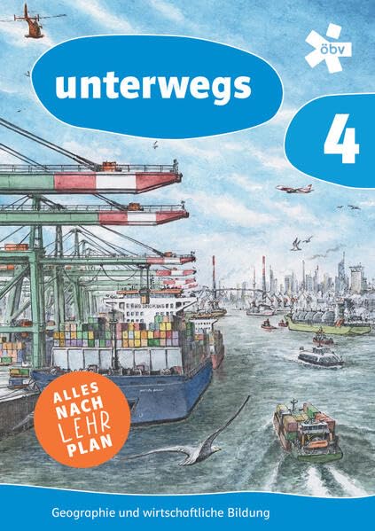 unterwegs. Geographie und wirtschaftliche Bildung 4, Schulbuch + E-Book Study Guides