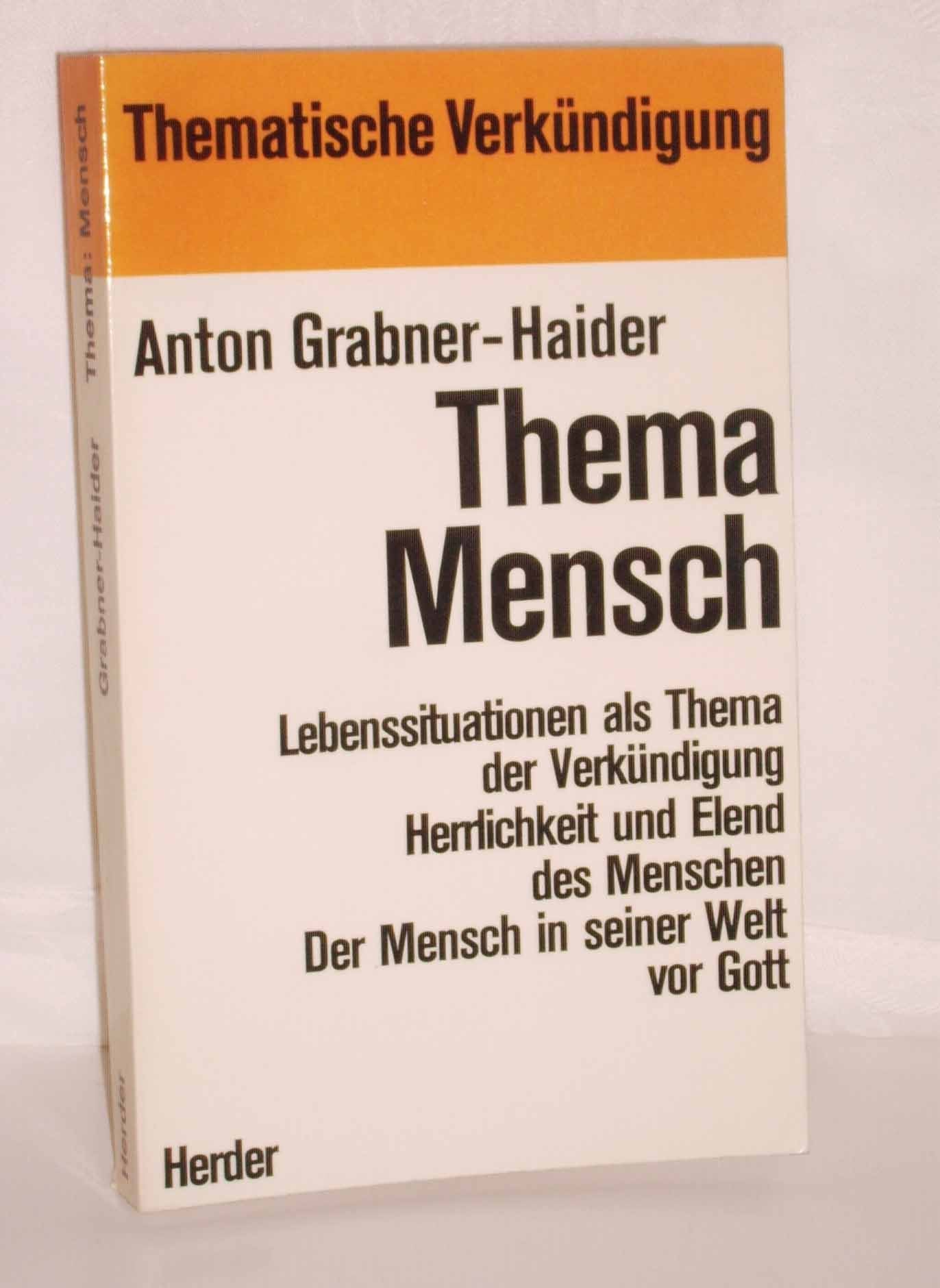 Thema Mensch (Thematische Verkündigung) Film, Art & Culture
