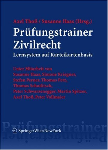 Prüfungstrainer Zivilrecht: Lernsystem auf Karteikartenbasis Law