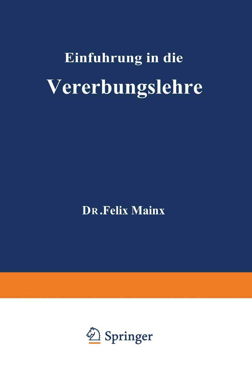 Einführung in die Vererbungslehre Medicine