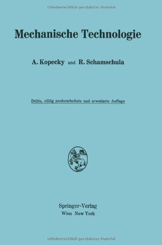 Mechanische Technologie (German Edition) Business & Technology