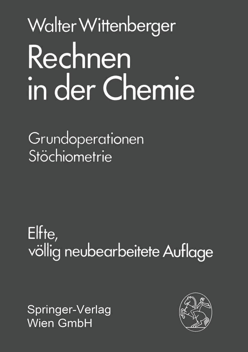 Rechnen in der Chemie: Grundoperationen - Stöchiometrie Books