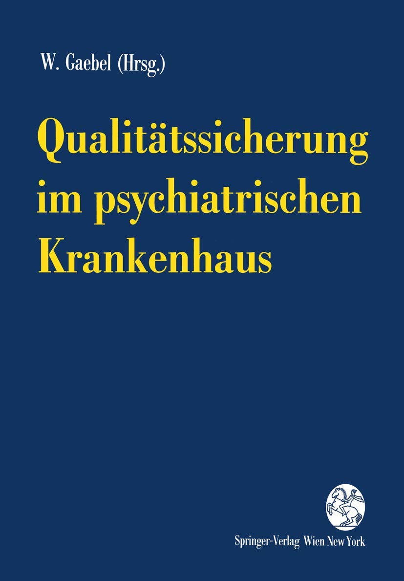 Qualitätssicherung im psychiatrischen Krankenhaus book