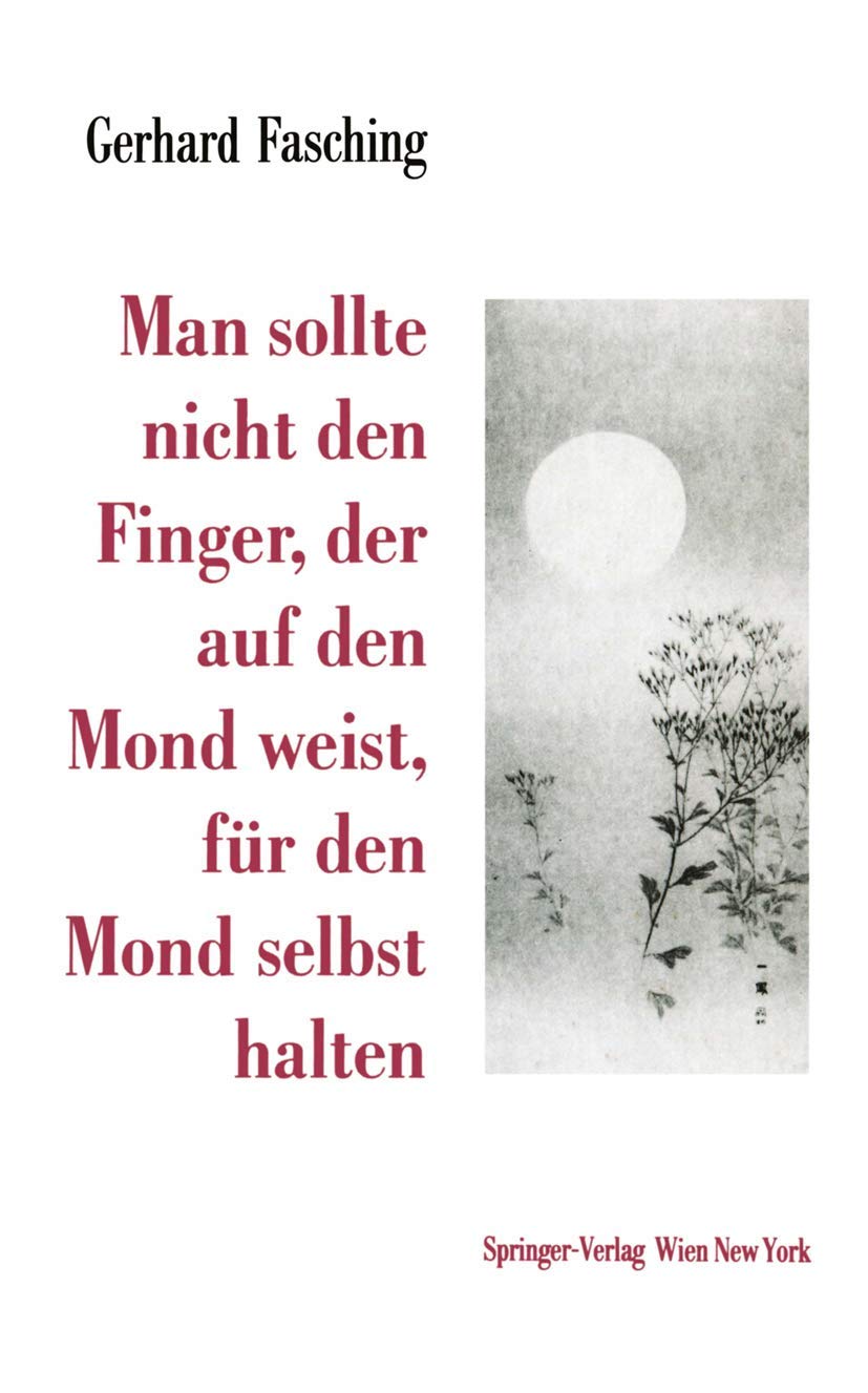 Man sollte nicht den Finger, der auf den Mond weist, für den Mond selbst halten Philosophy