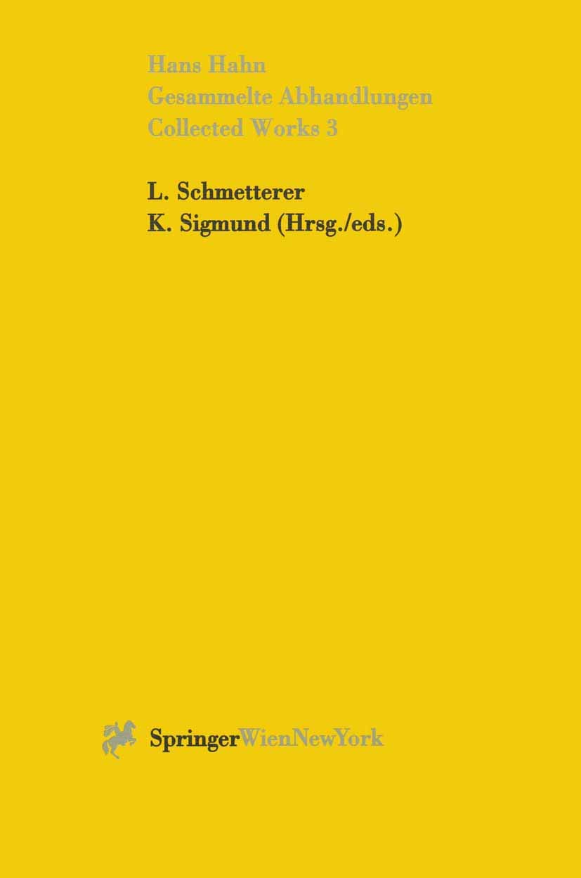 Gesammelte Abhandlungen III - Collected Works III Philosophy