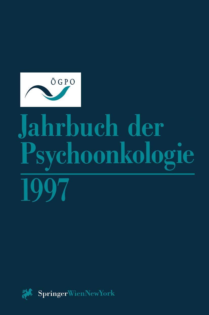 Jahrbuch der Psychoonkologie 1997 Medicine
