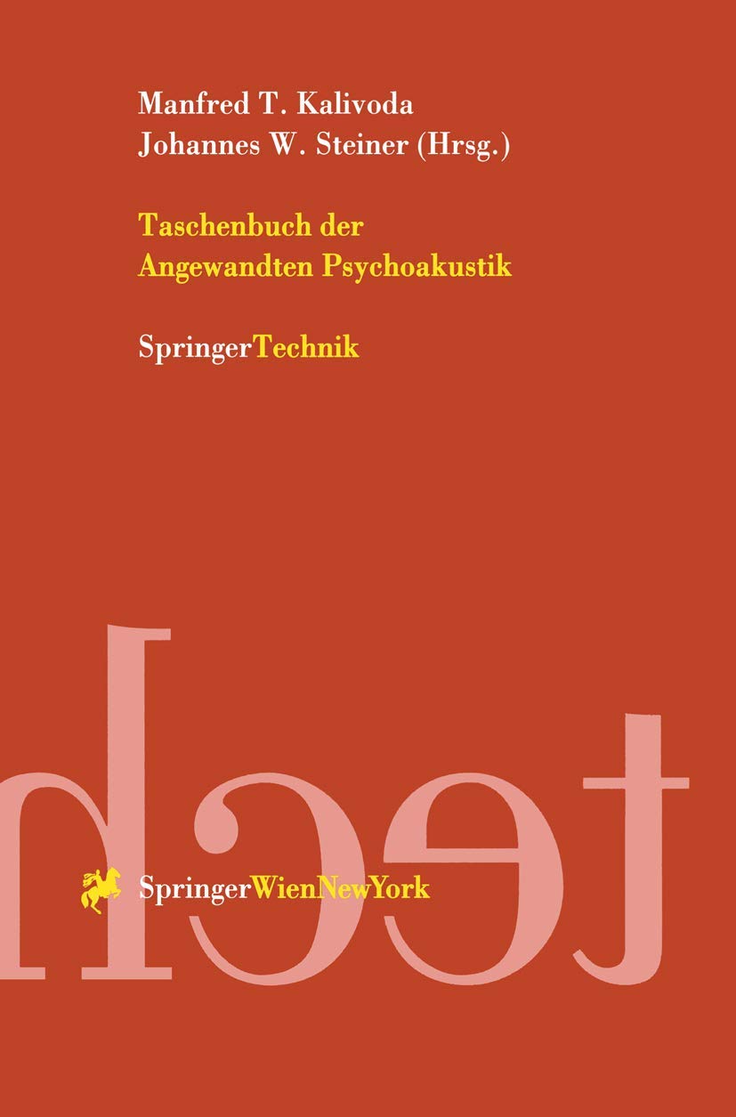 Taschenbuch der Angewandten Psychoakustik Law