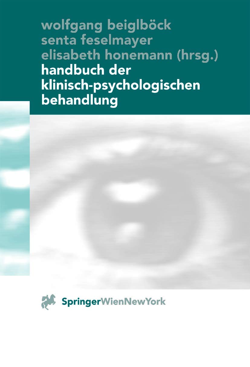 Handbuch der klinisch-psychologischen Behandlung Medicine