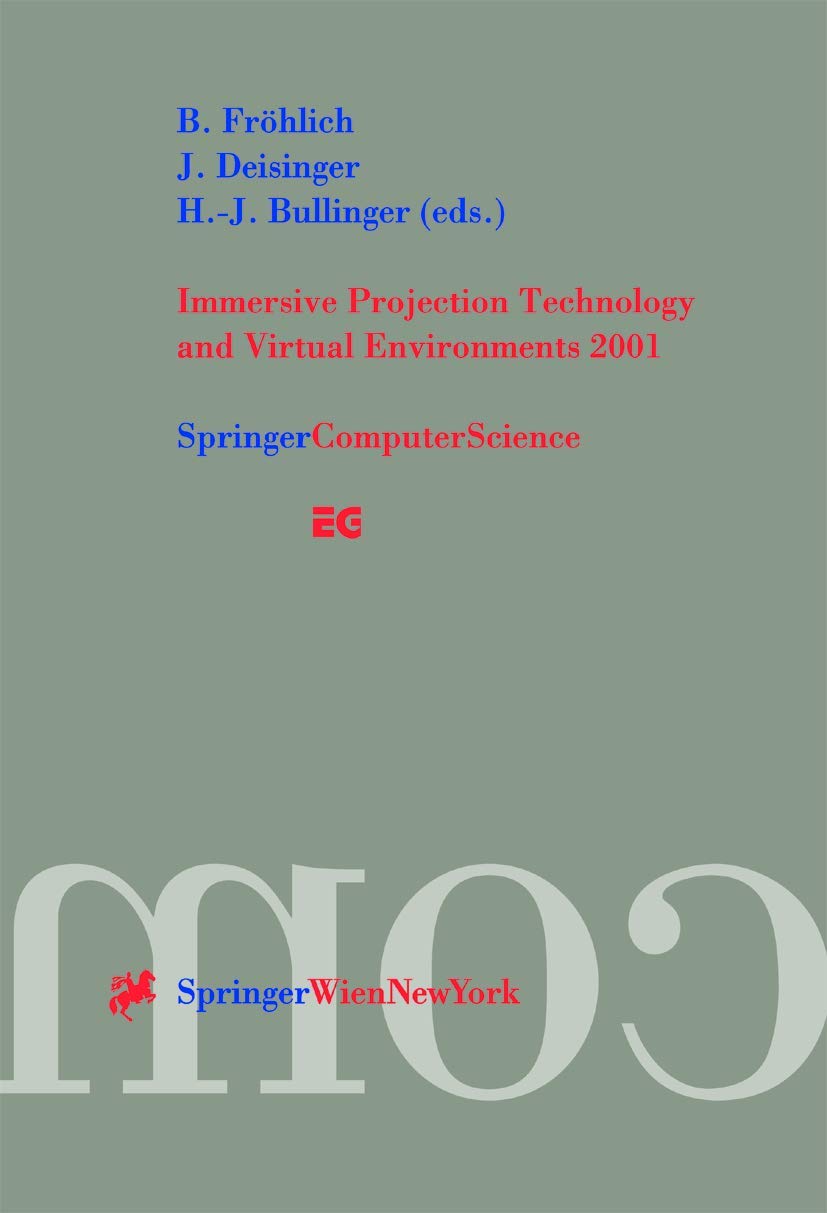 Product Image: Immersive Projection Technology and Virtual Environments 2001
