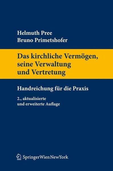 Das kirchliche Vermögen, seine Verwaltung und Vertretung Law