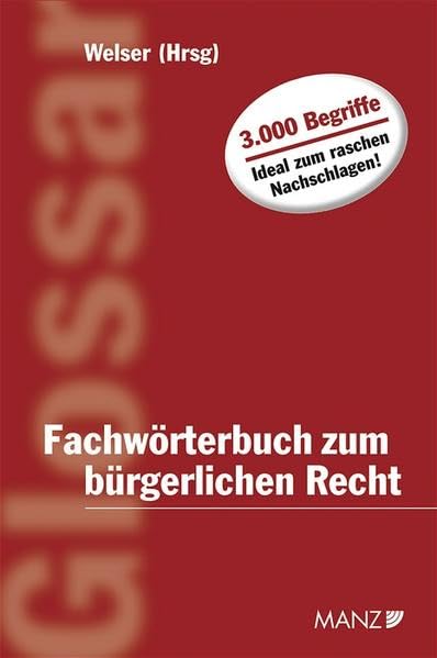 Fachwörterbuch zum bürgerlichen Recht Law