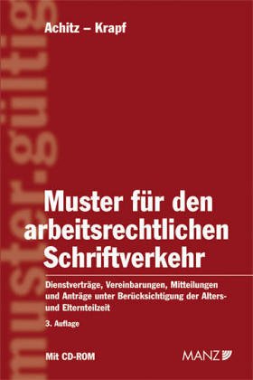 Muster für den arbeitsrechtlichen Schriftverkehr Law