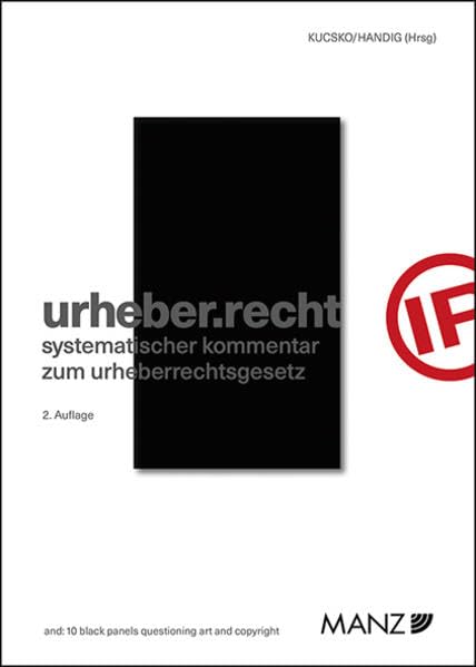urheber.recht: systematischer kommentar zum urheberrechtsgesetz (Großkommentar) Law