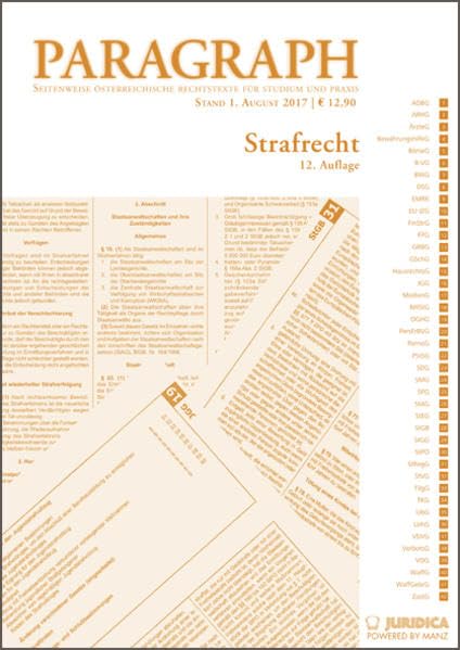Strafrecht: Paragraph. Seitenweise österreichische Rechtstexte für Studium und Praxis (Edition Juridica) Law