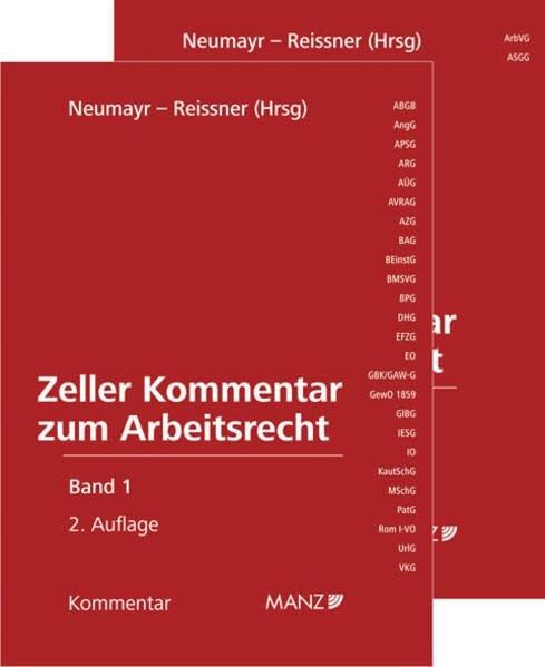 Zeller Kommentar zum Arbeitsrecht (Manz Grosskommentare) Law
