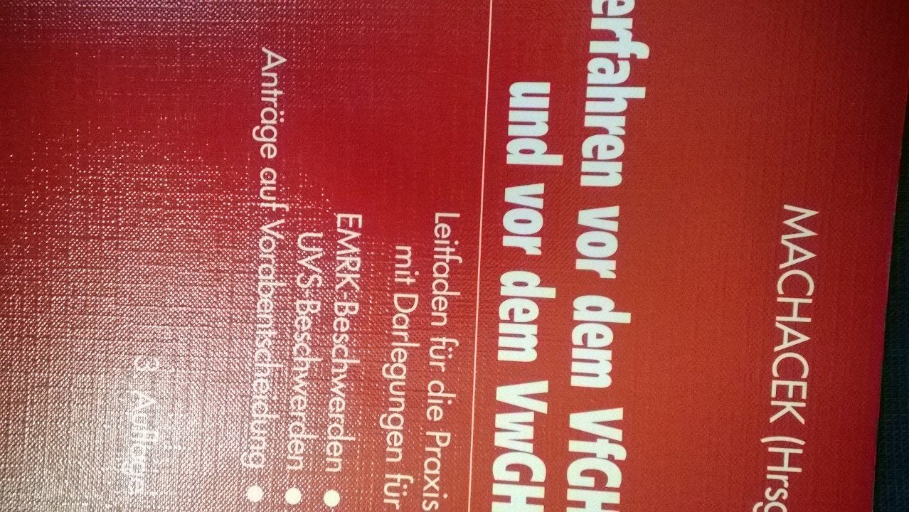 Verfahren vor dem Verfassungsgerichtshof und vor den unabhängigen Verwaltungssenaten Law