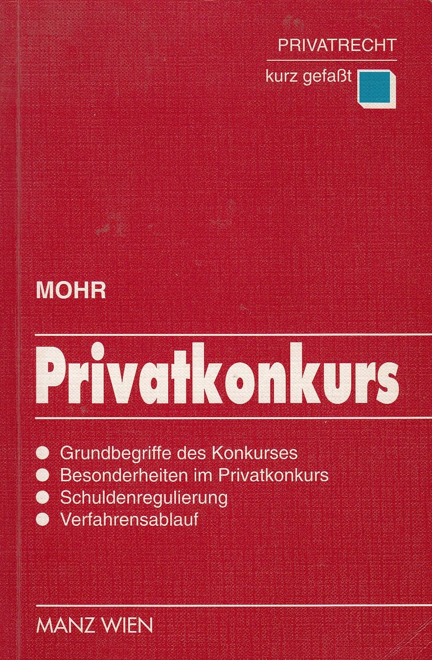 Privatkonkurs Law Books