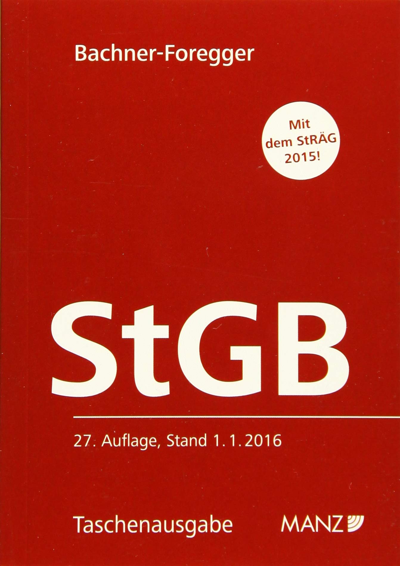 Strafgesetzbuch StGB Law Books