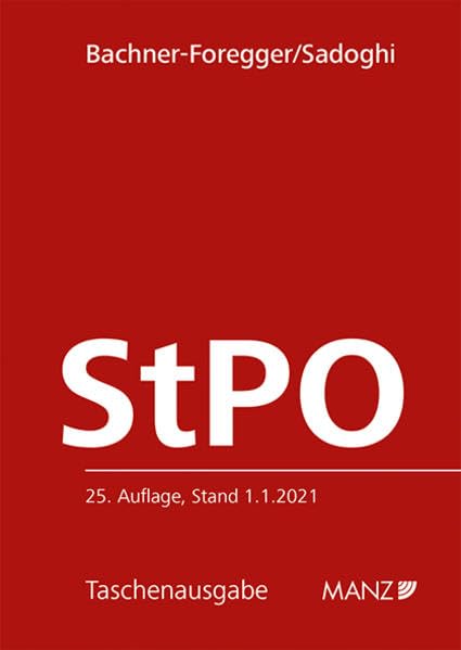 Strafprozessordnung StPO (Taschenausgabe) Law