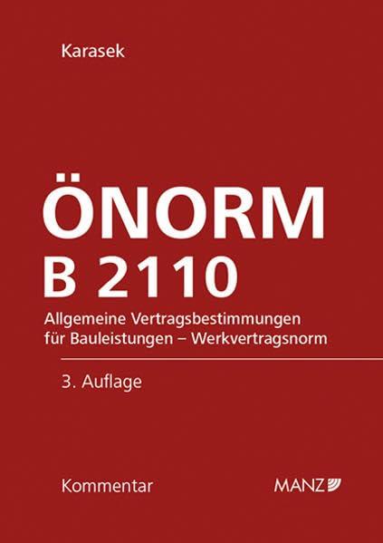 Product Image: ÖNORM B 2110