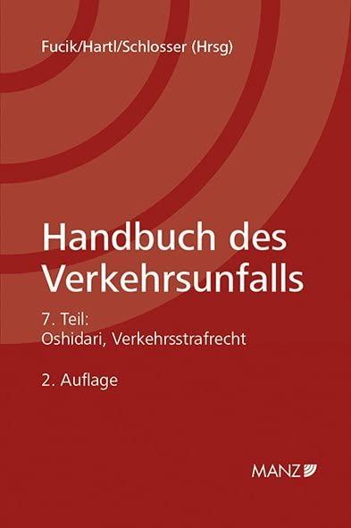 Handbuch des Verkehrsunfalls Verkehrsstrafrecht Law